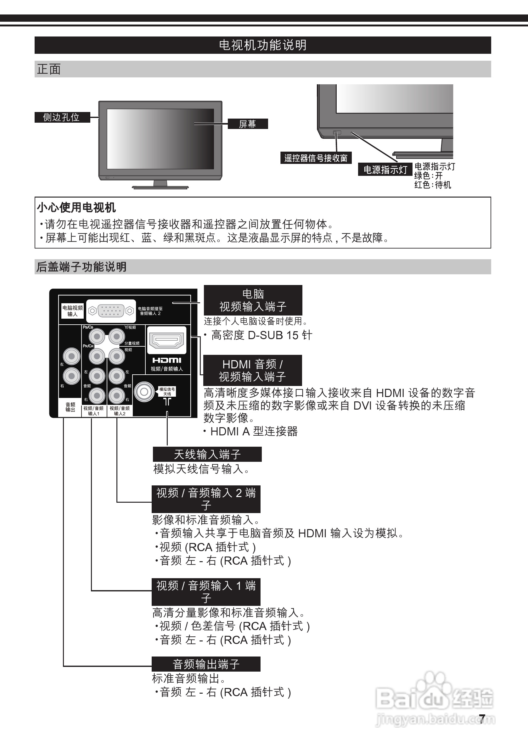 松下TH-L42U50C液晶彩电使用说明书:[1]
