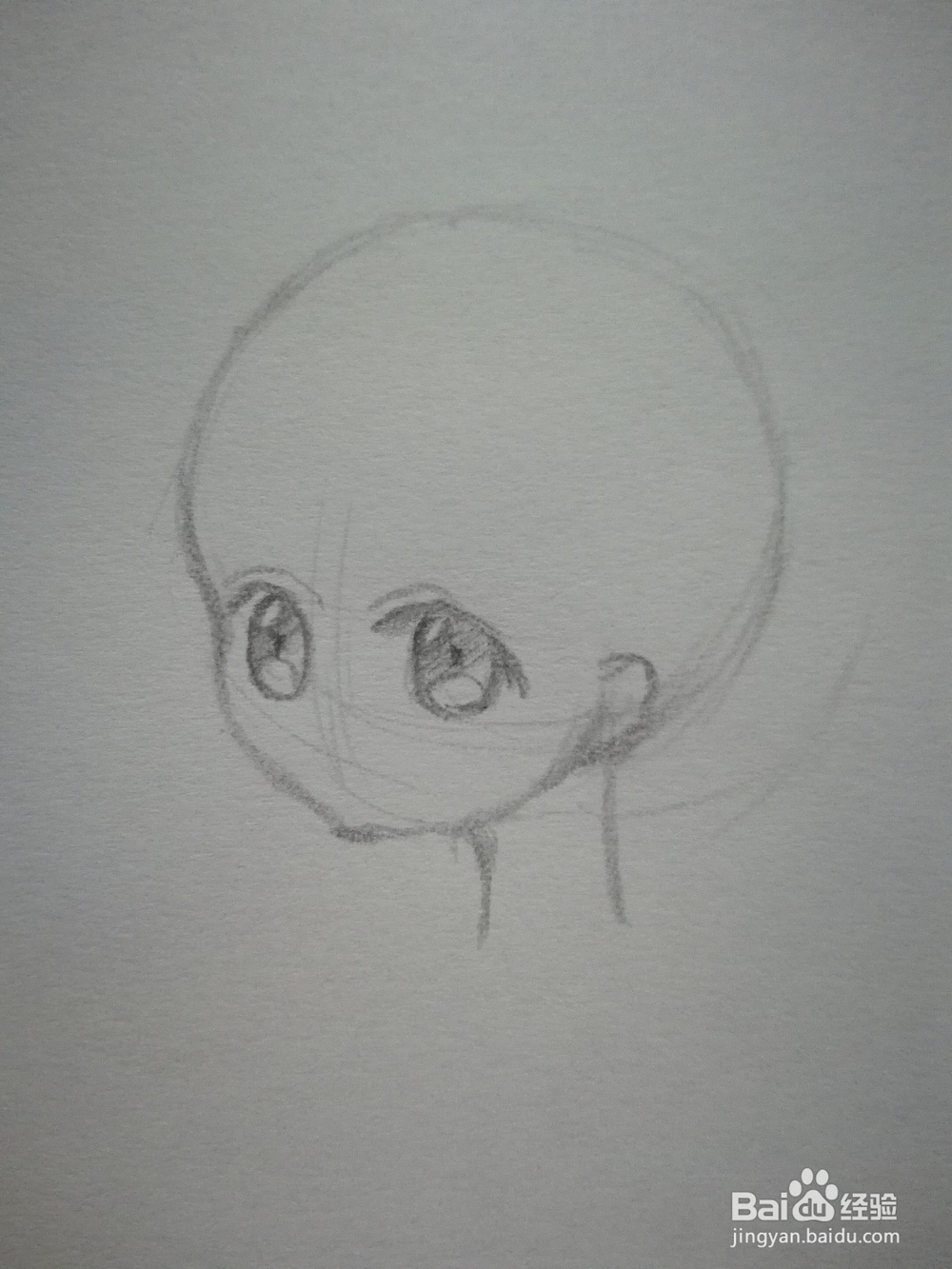 半侧面动漫人物眼睛手绘教程