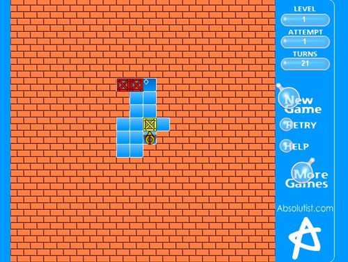 “经典推箱子”第一关攻略