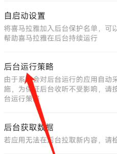 喜马拉雅怎么查看后台运行策略