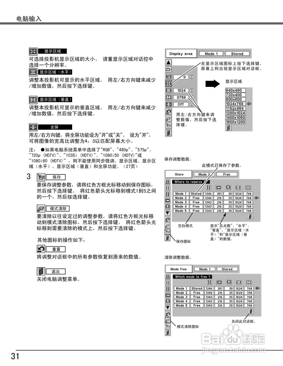 EIKI爱其 LC-XT3投影机说明书:[4]