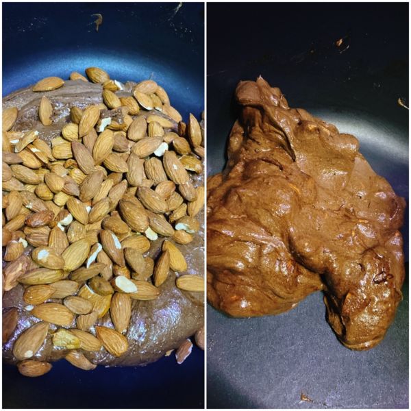 巧克力杏仁牛轧糖