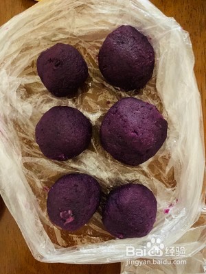 芝麻紫薯软欧包的做法