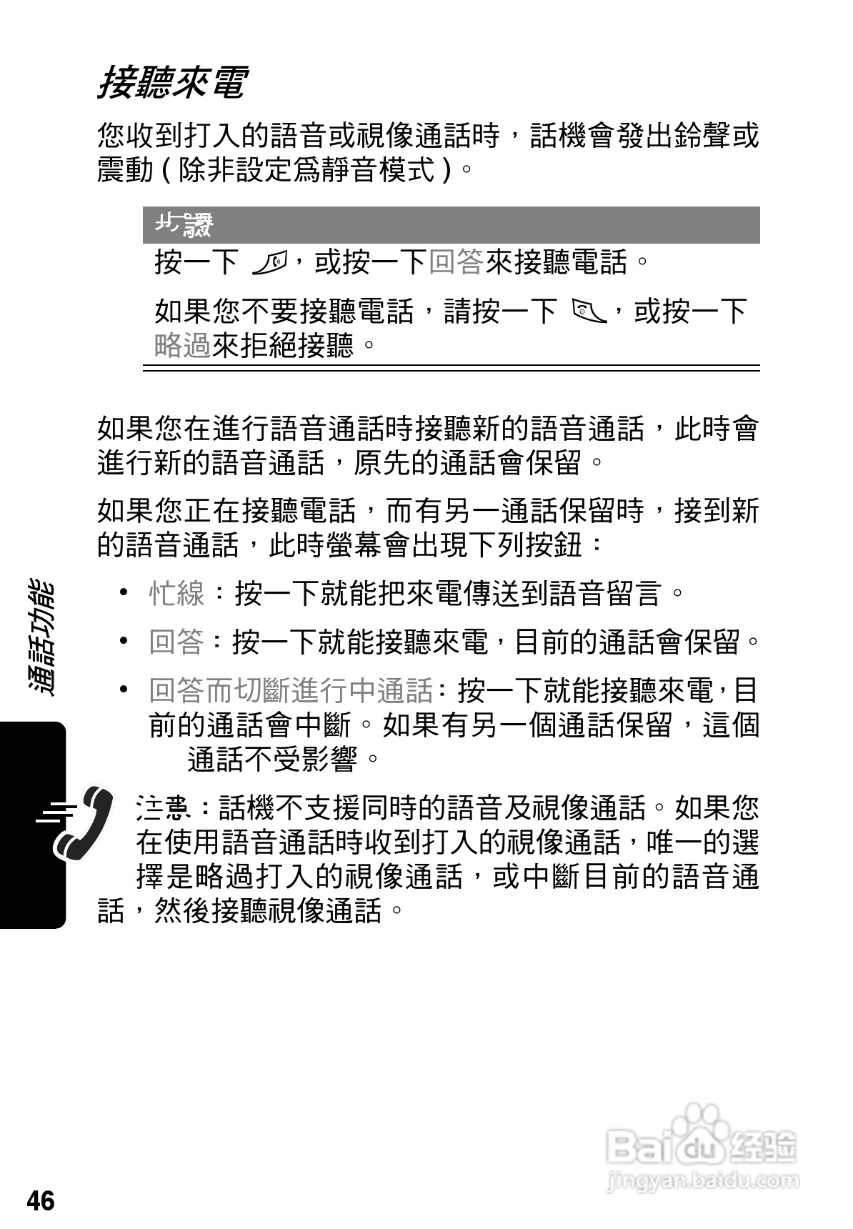 摩托罗拉A925手机使用说明书:[5]