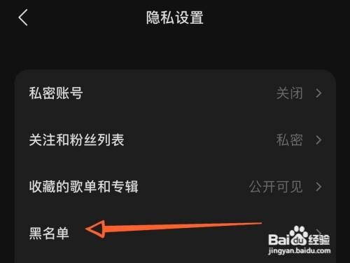 在哪查看我汽水音乐上加入黑名单的人