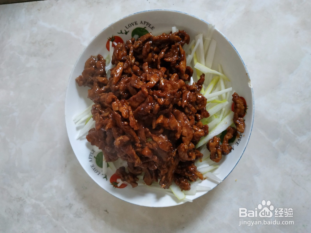 京酱肉丝的做法