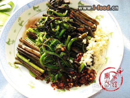 山野菜之二------凉拌水蕨菜