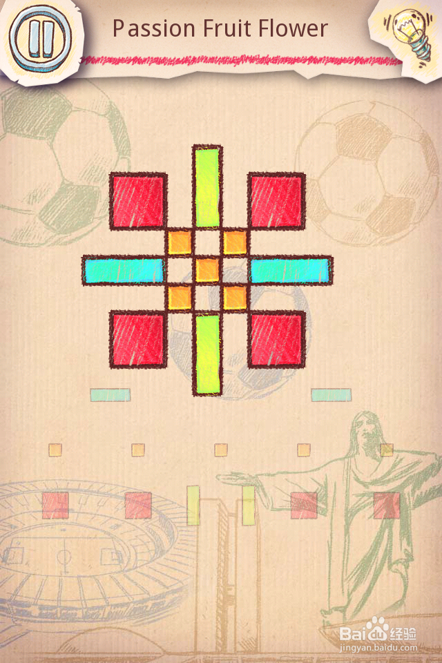 Doodle Fit2 攻略-11 Brazil 巴西