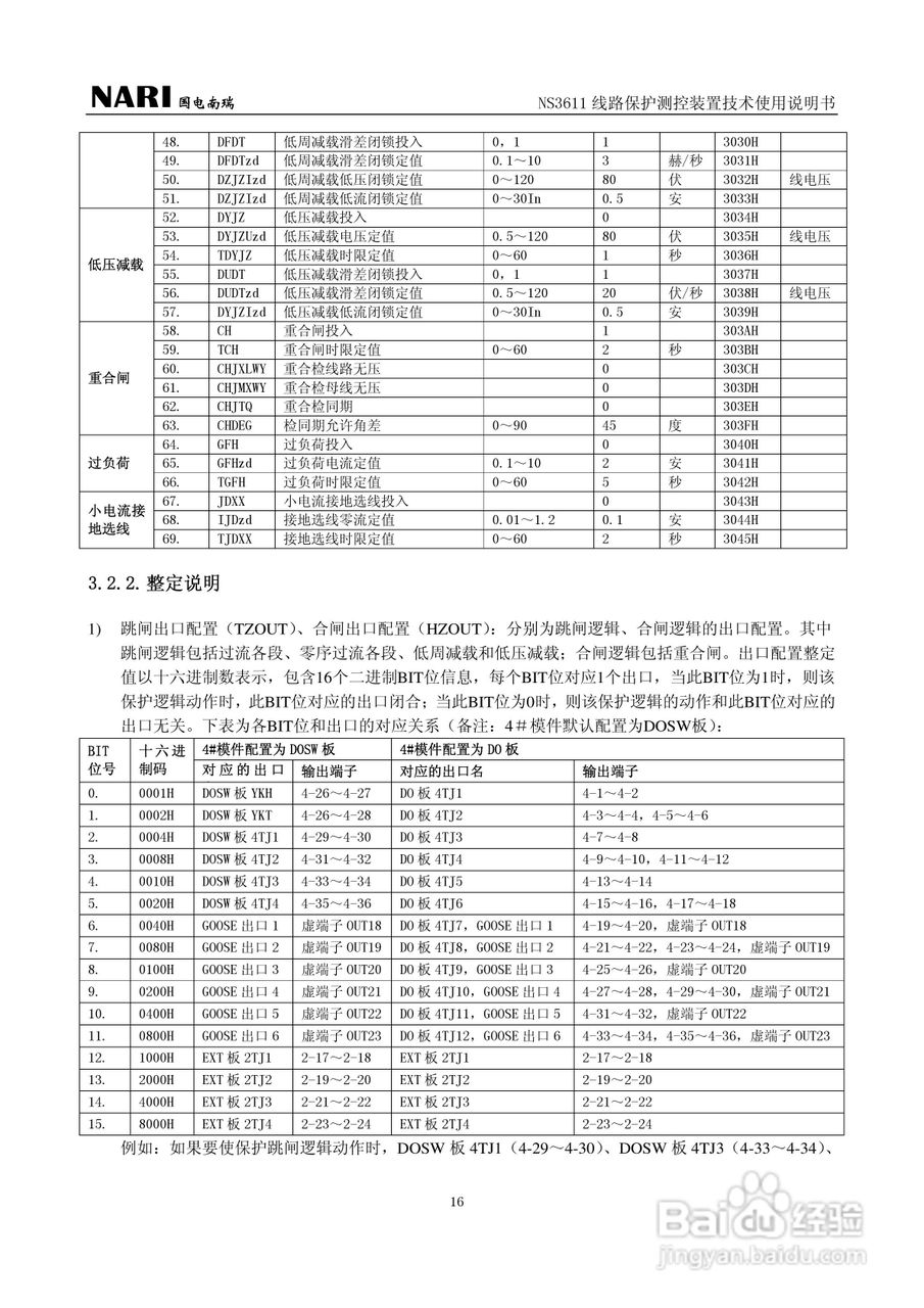 NS3611DD线路保护测控装置技术使用说明书:[2]