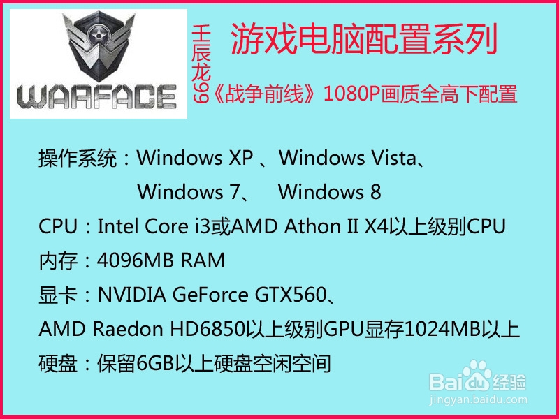游戏电脑配置：[8]《NBA 2K14》《战争前线》