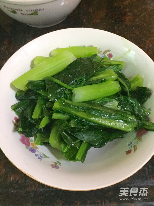 麦菜煮面的做法