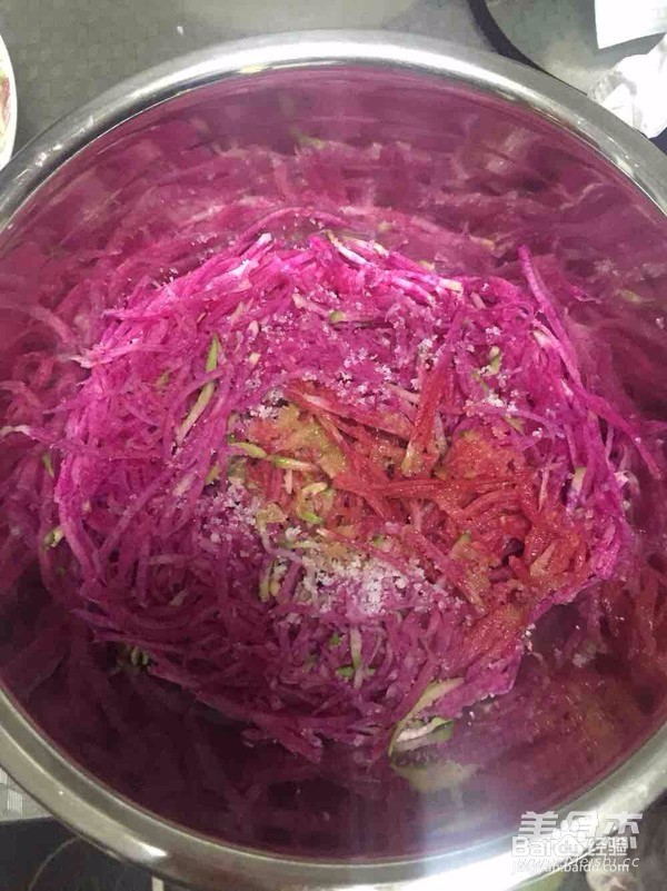 家庭美食凉拌脆萝卜