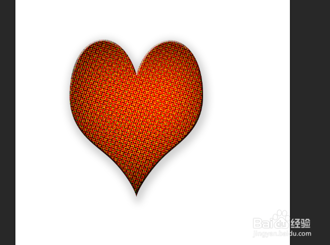 Photoshop制作爱心巧克力