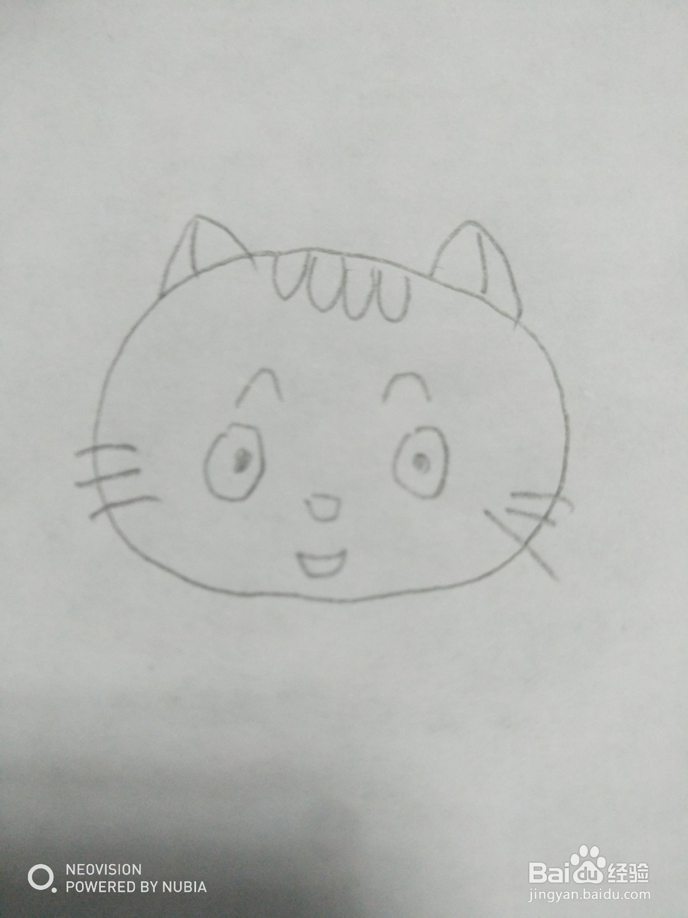怎么画可爱的小猫