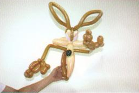 魔法气球造型系列之气球卡通狐狸(下)