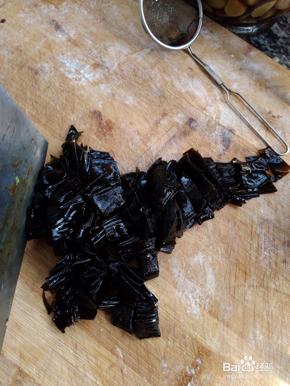 大白菜海带熬泡子丸子