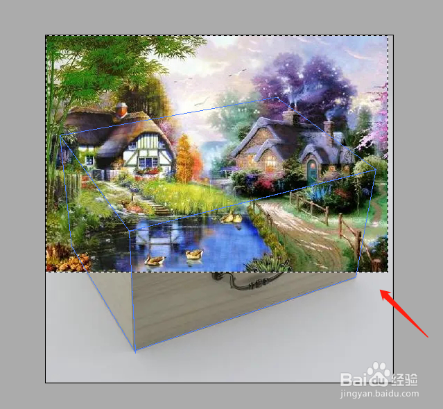 ps如何将图片按照透视效果贴放到另一张图片上