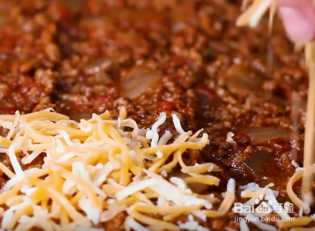 乳酪玉米面牛肉蛋糕