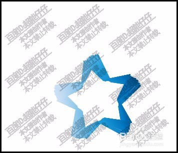AI中用~键快速画出漂亮的五星