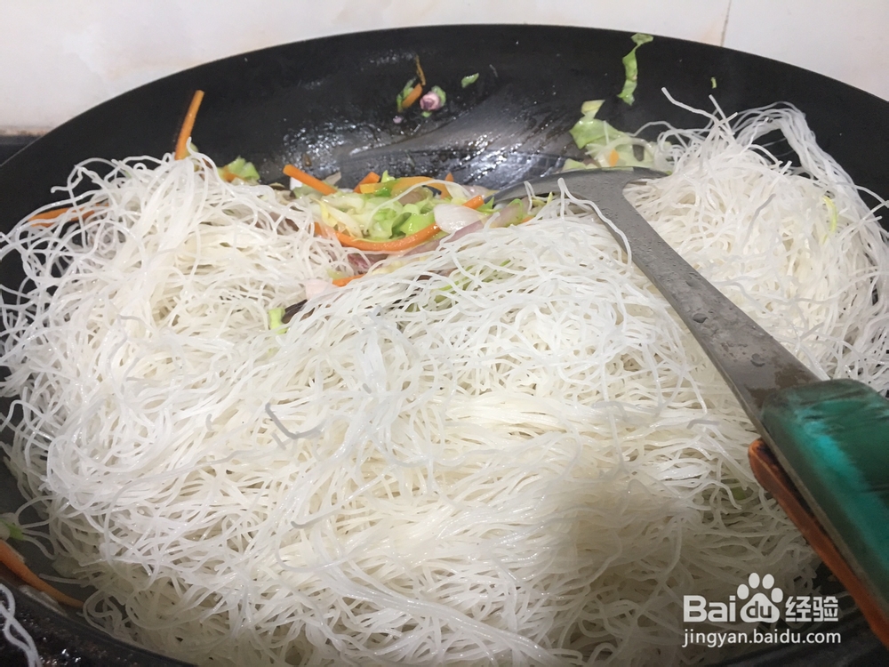 超级过瘾的家庭炒米粉美味