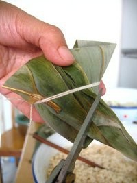 咸蛋黄五花肉粽