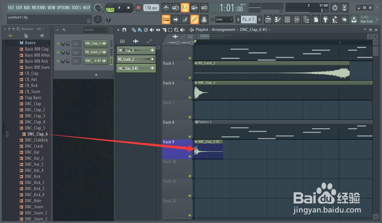 音乐创作怎么添加拍手声