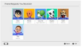 如何在Nintendo Switch上查看好友请求