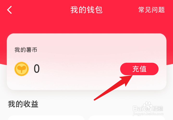 小红书怎么查询充值记录