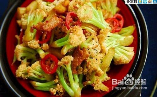 干锅菜花做法