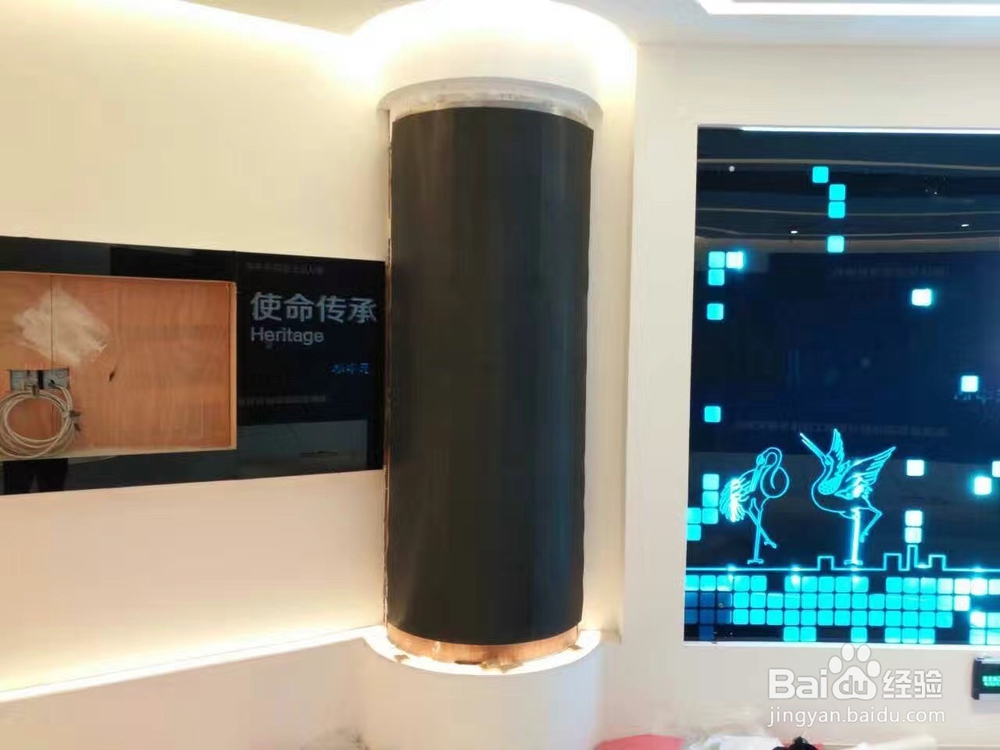 P4柔性全彩led显示屏 led创意屏 led圆柱屏