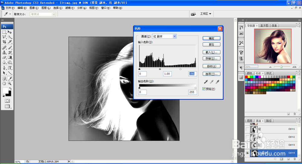 简单PS抠头发丝的操作步骤