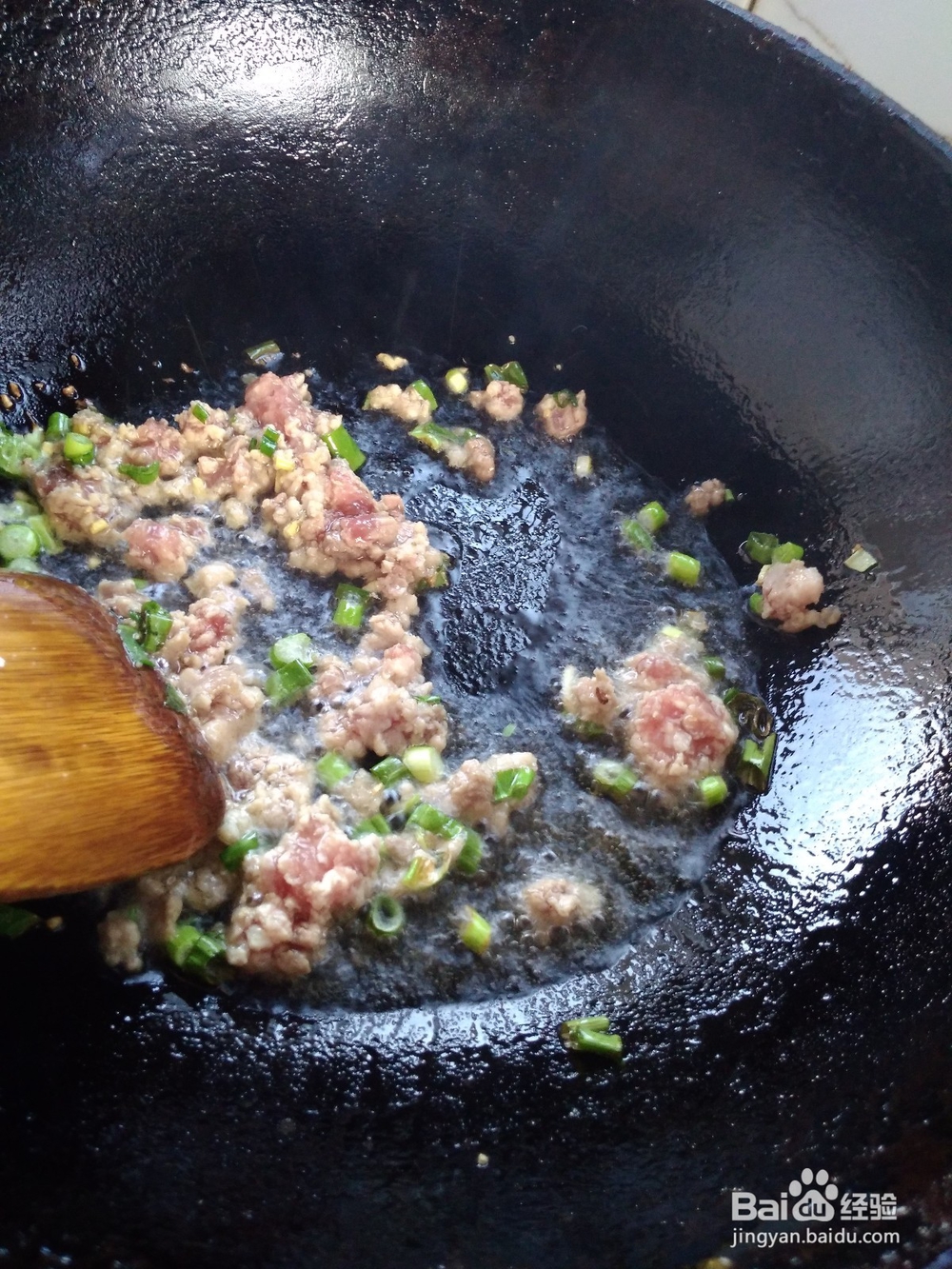 肉末炒蒜台胡萝卜技巧