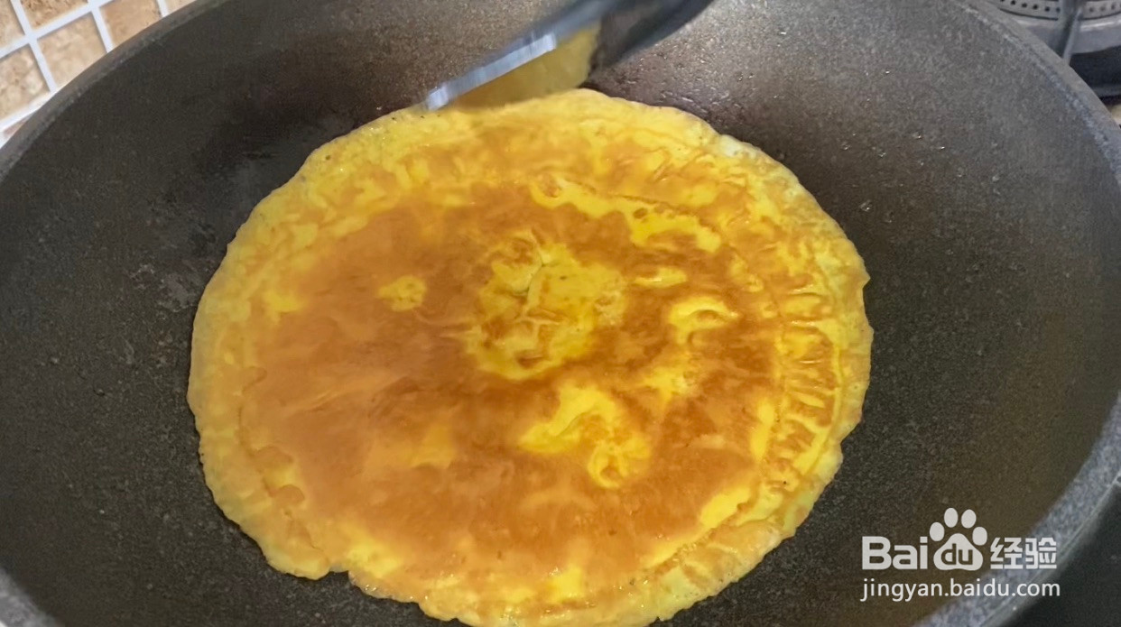 蛋皮拌菠菜的做法