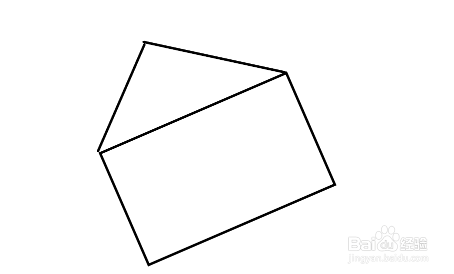 信封简笔画教程