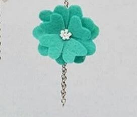 怎么用毛毡布双层花