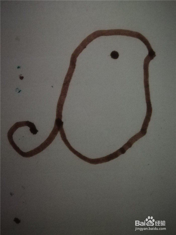 怎么样用简笔画画小鸡