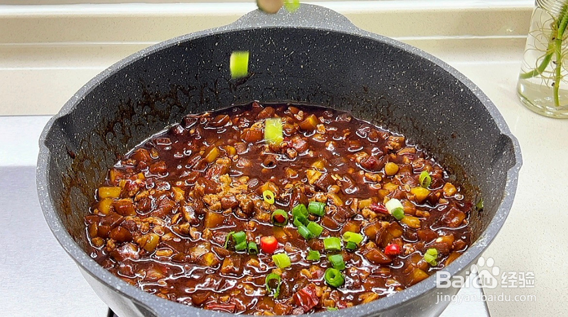 茄子打卤面的做法