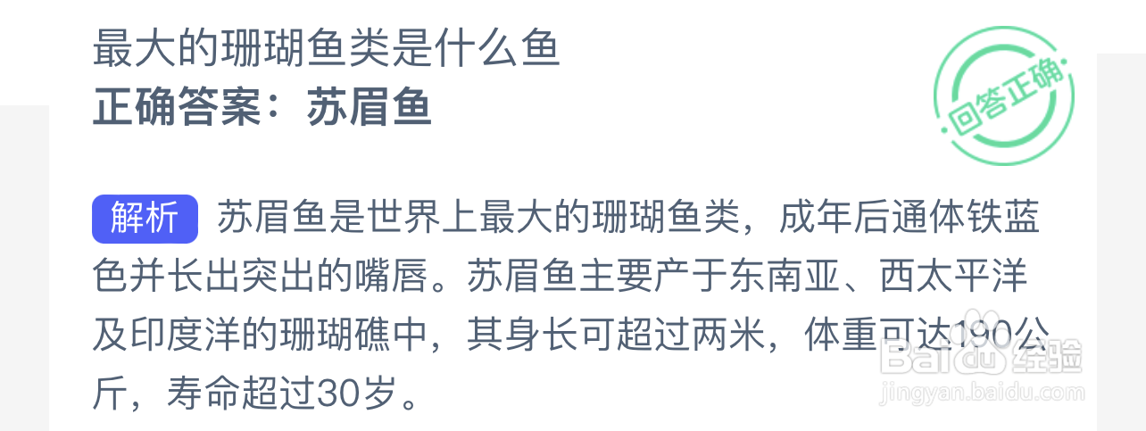 最大的珊瑚鱼类是什么鱼