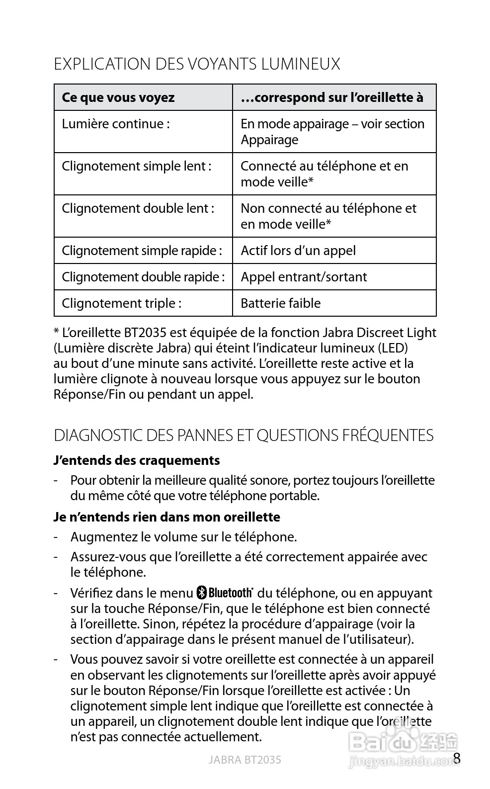 捷波朗BT2035蓝牙耳机使用说明书:[6]