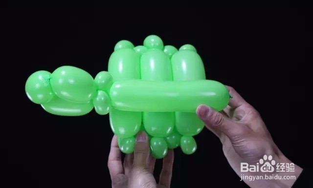 魔术长条气球教程(第19期)——乌龟