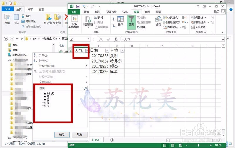 Excel中怎样为数据添加筛选功能