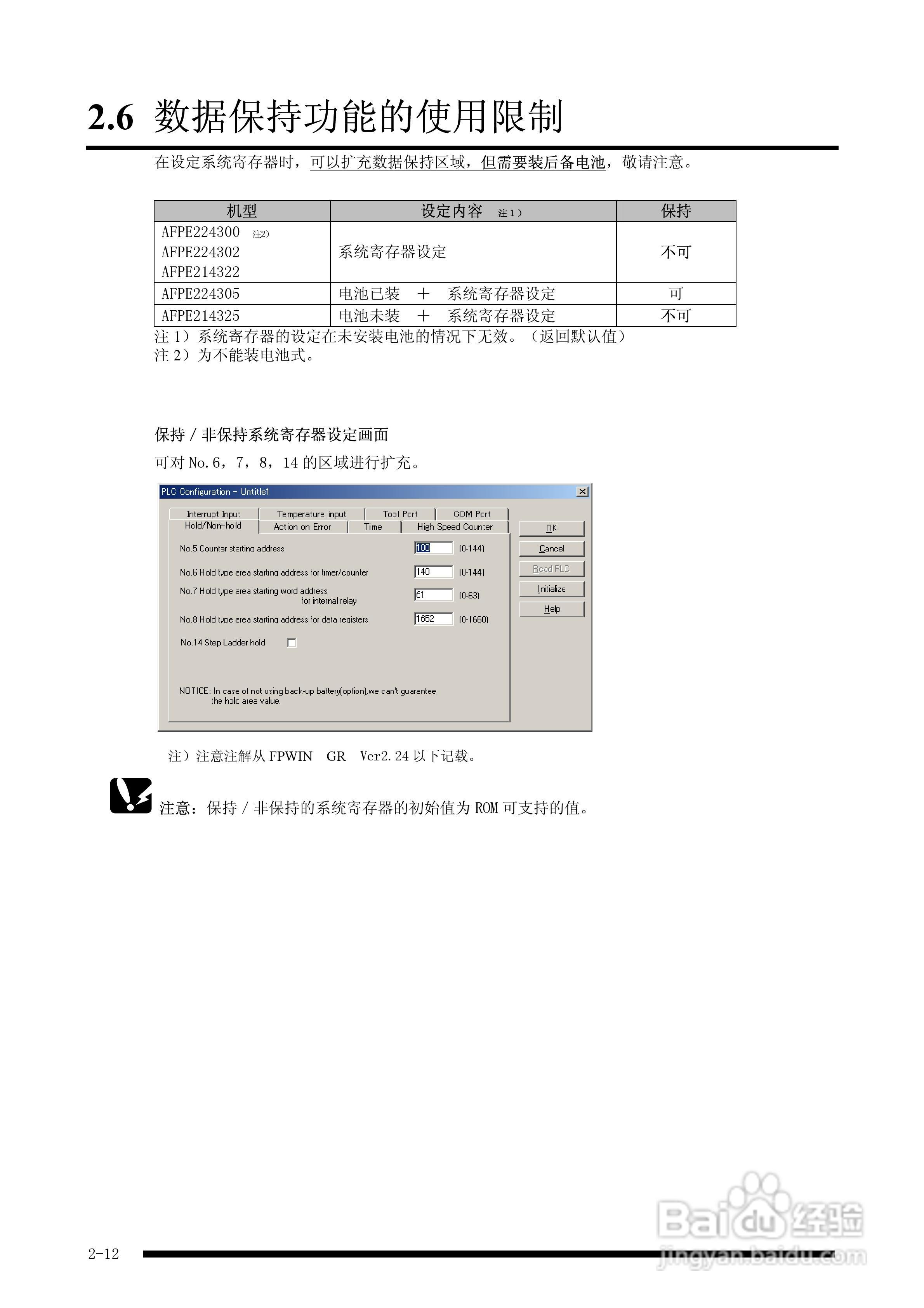 panasonic 面板安装型控制器FP-e控制装置用户手册:[3]