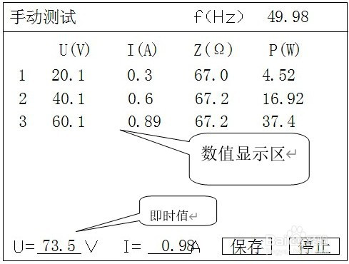 发电机转子交流阻抗测试仪的手动操作方法