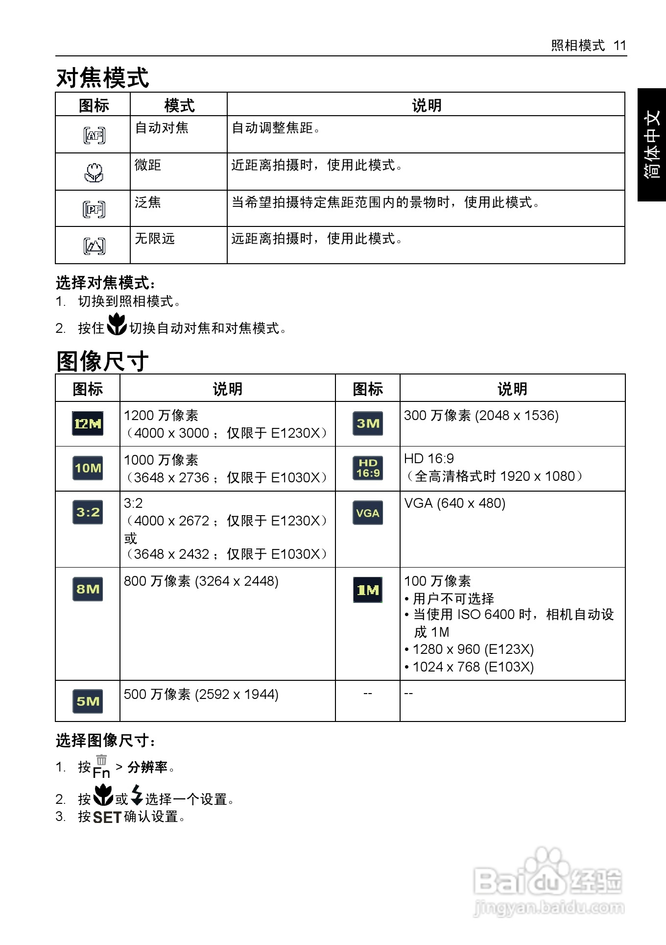 明基E1230数码相机使用说明书:[2]