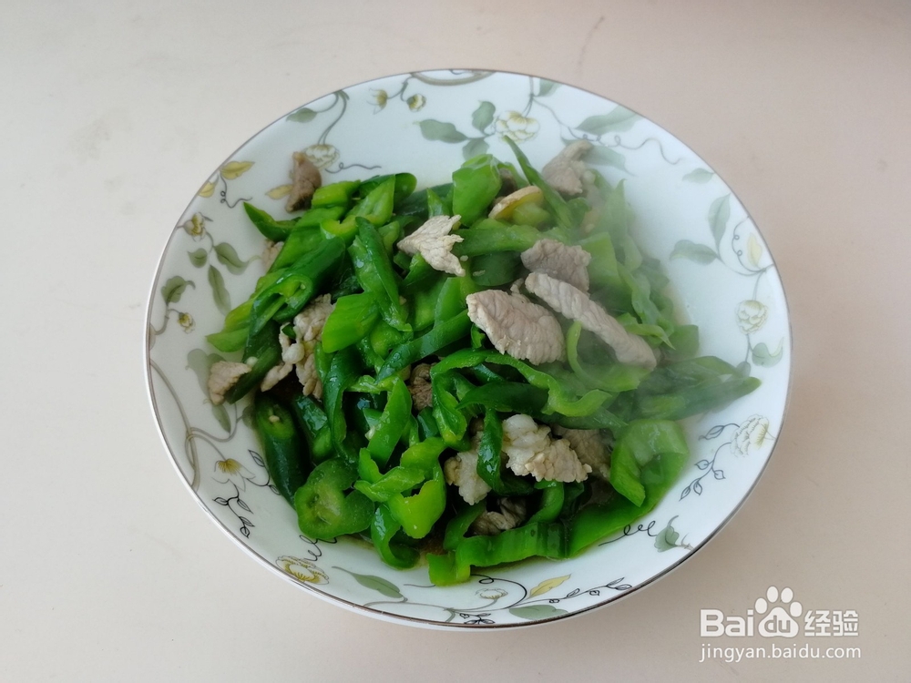 如何做美味的青椒炒肉丝