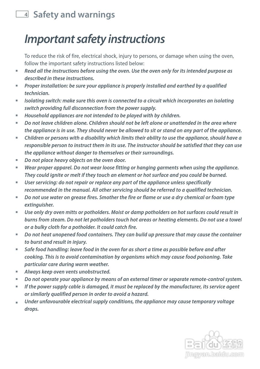 斐雪派克OB60S9DECPX1嵌入式烤箱说明书:[1]