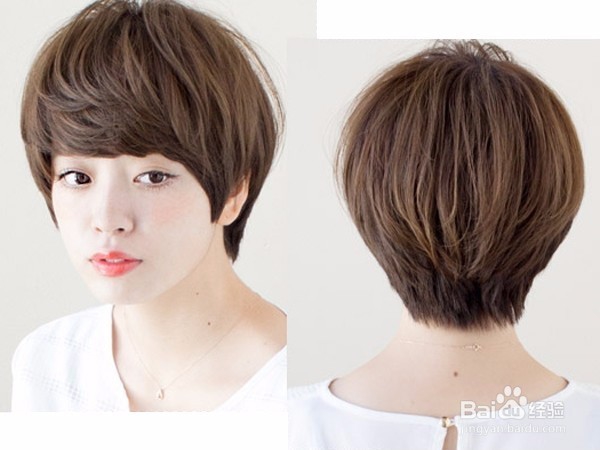 短发这样扎才美呢，推荐时尚短发发型