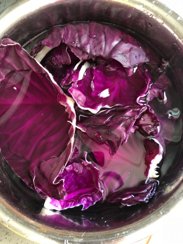 凉拌紫甘蓝豆皮