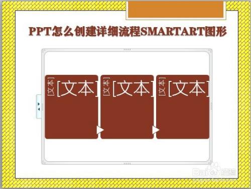 PPT怎么创建详细流程SMARTART图形
