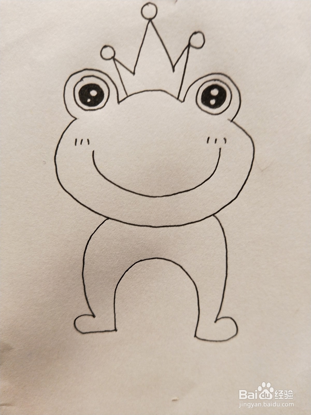 怎样画简笔画——小青蛙？